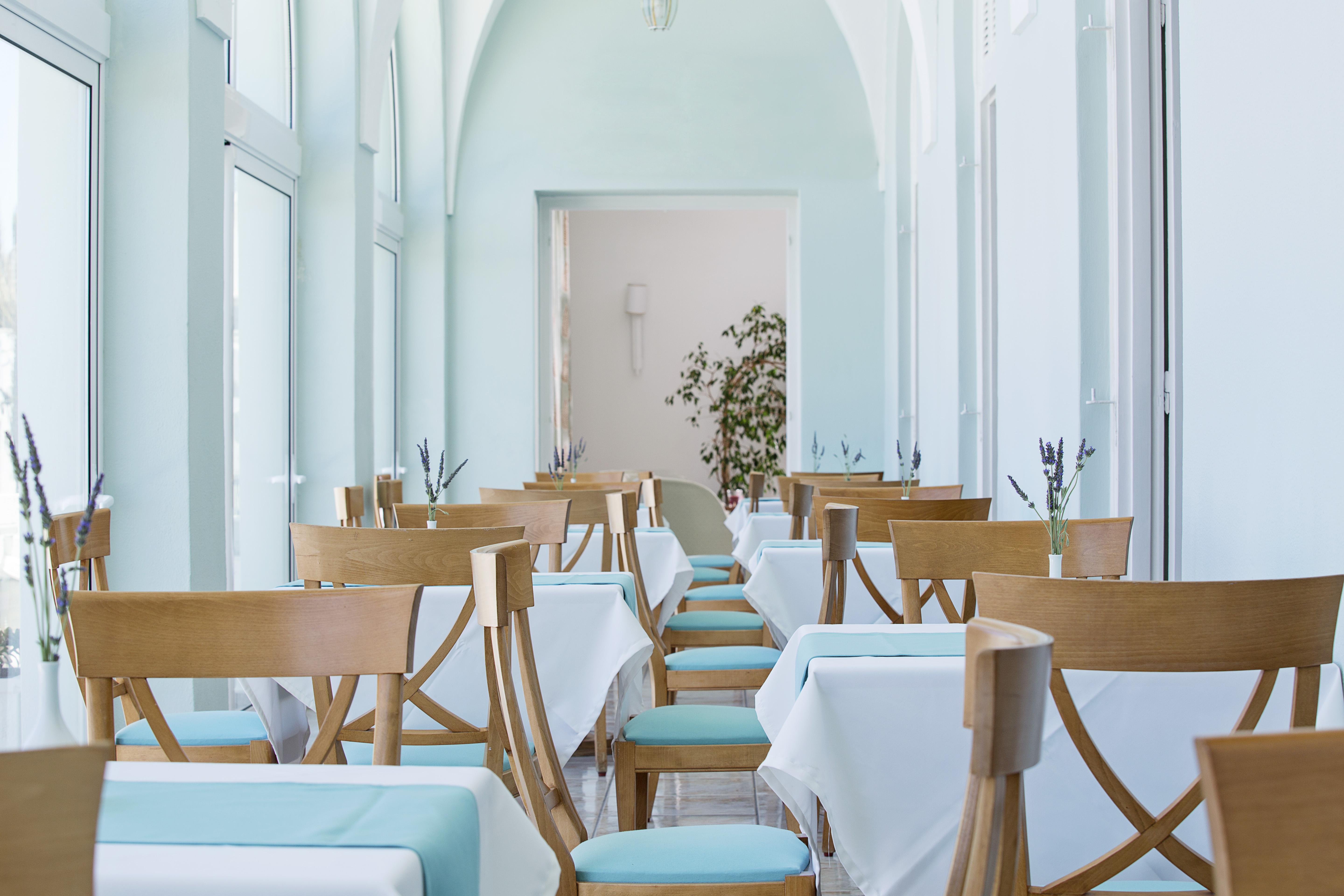 Atlantis Hotel Fira  Restaurace fotografie
